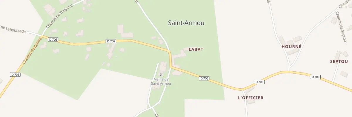 Plan de Che du Centre à Saint-Armou