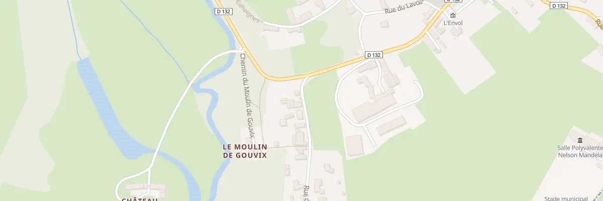 Plan du 2 Rue du Bourg à Gouvix