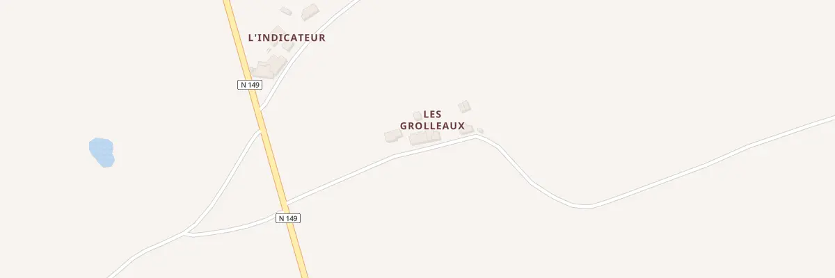 Plan du 3 Les Grolleaux à Amailloux