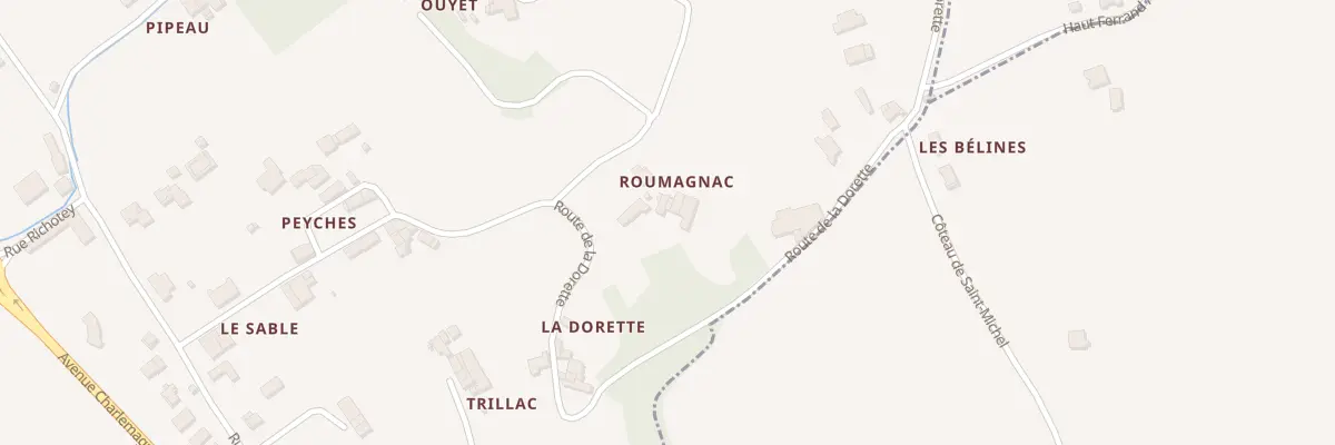 Plan du 99 Roumagnac à La Rivière