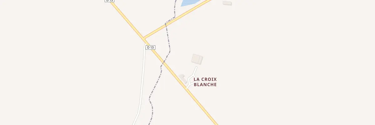 Plan du 1 La Croix Blanche à Crennes-sur-Fraubée