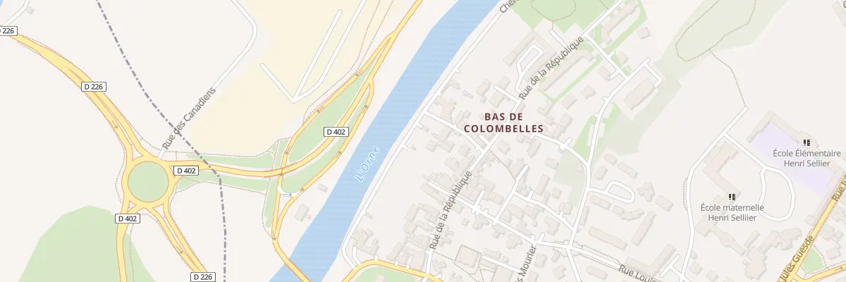 Plan du 5002 Che de Halage à Colombelles