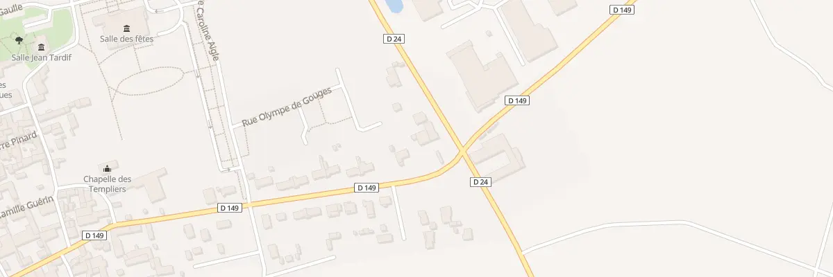 Plan du 29 Rue de la Doue à Châteaubernard