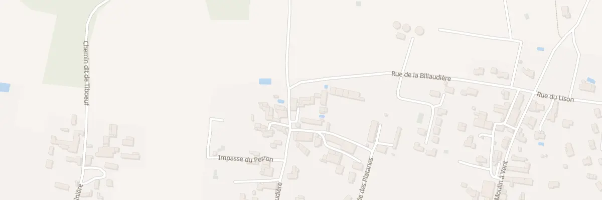 Plan du 43 Rue de la Billaudière à Fressines