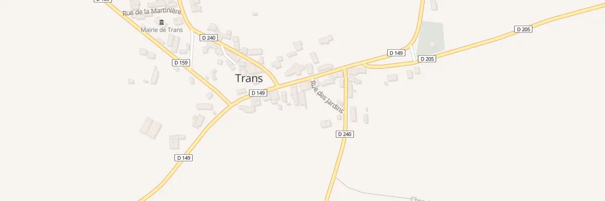 Plan du 10 Rue des Alpes Mancelles à Trans