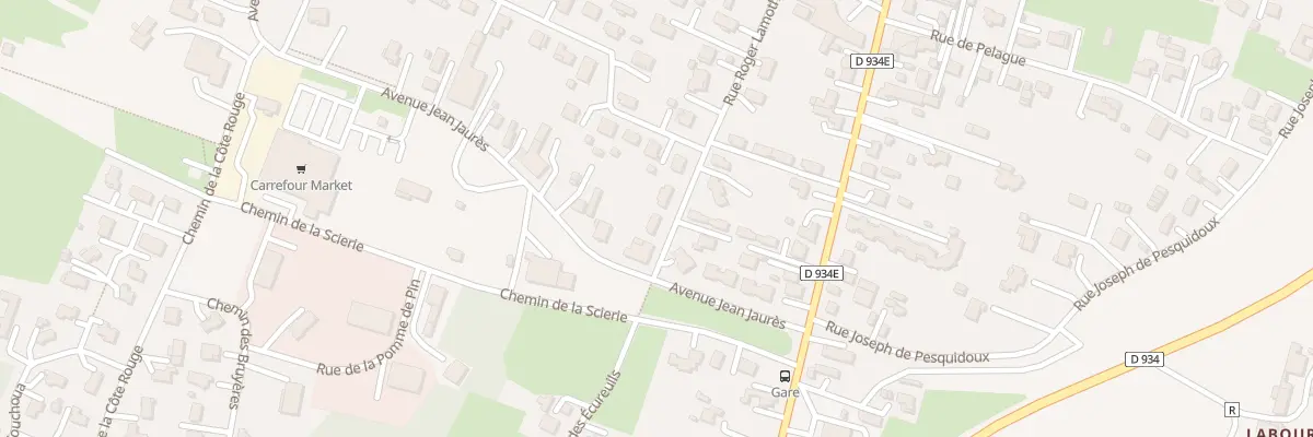Plan du 236 Rue Roger Lamothe à Villeneuve-de-Marsan