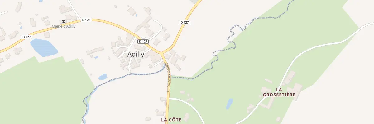 Plan du 6 Imp Moulin à Adilly