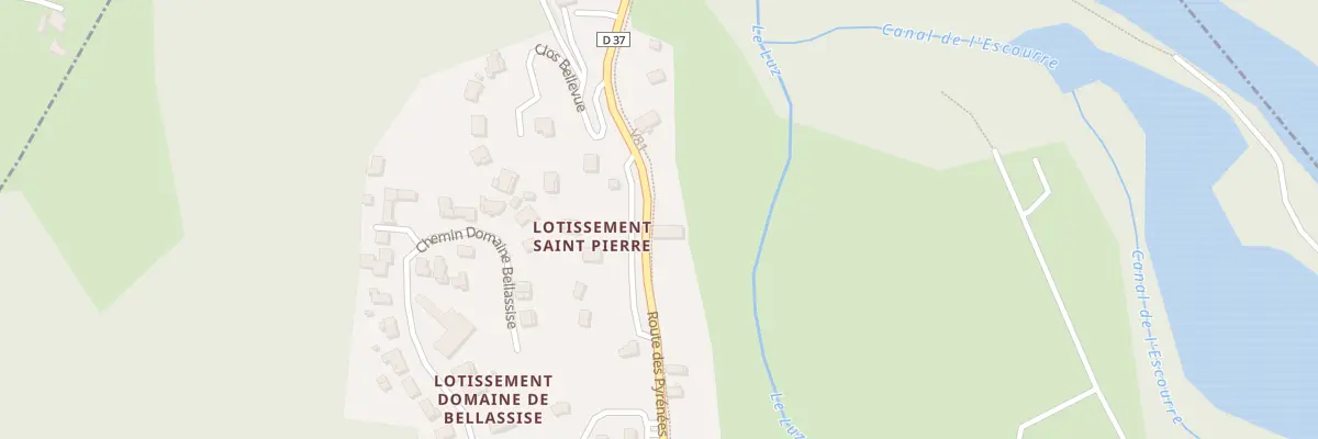 Plan du 11 Rte des Pyrénées à Baliros