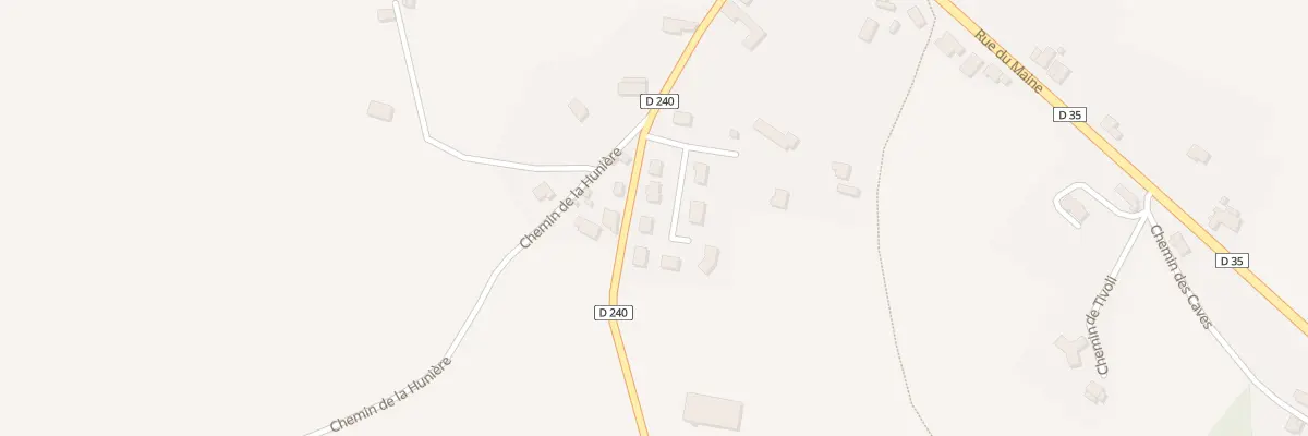 Plan du 8 Lot de la Croix Aubrun à Izé