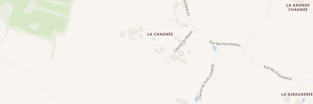 Plan du 1 Che du Marais à Brûlain