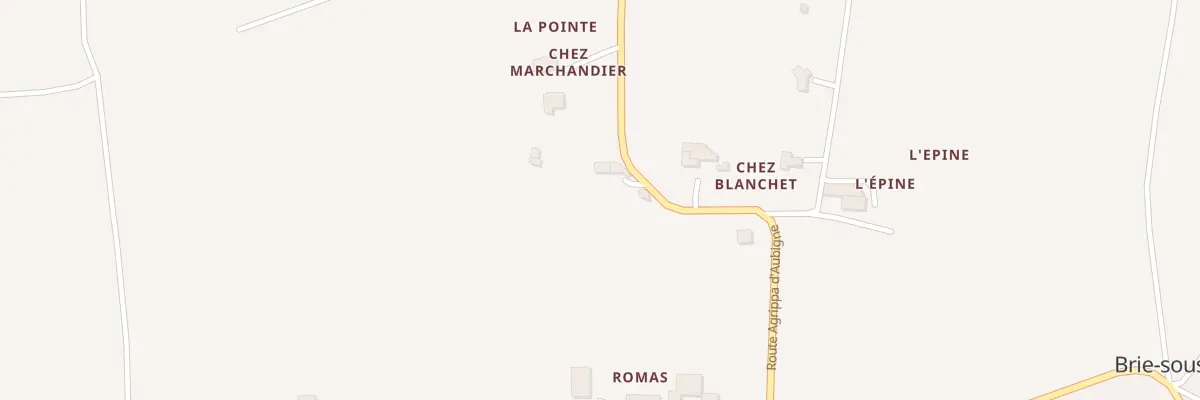 Plan du 1 Imp du Four à Brie-sous-Archiac