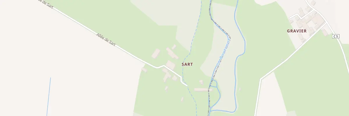 Plan du 4 All de Sart à Secondigné-sur-Belle