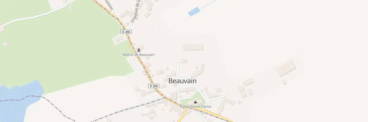 Plan du 5009 Le Bourg à Beauvain