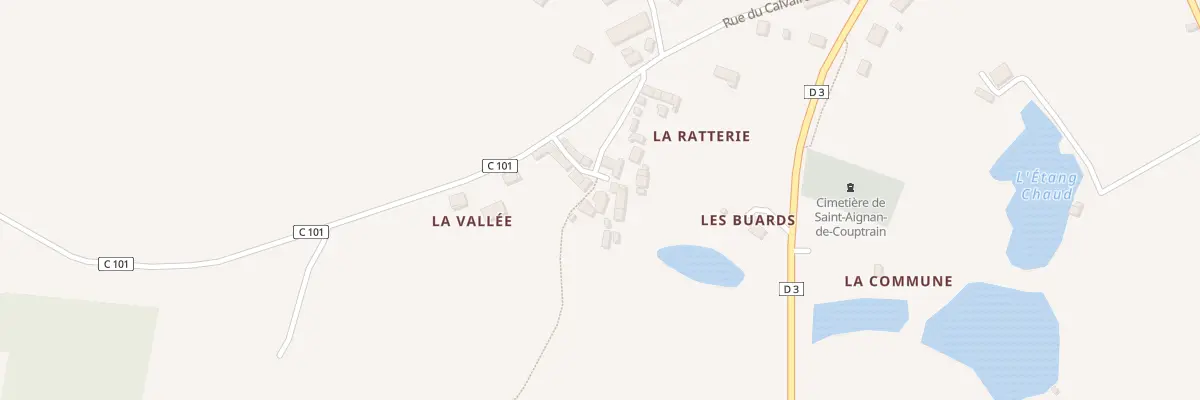 Plan du 17 La Ratterie à Saint-Aignan-de-Couptrain