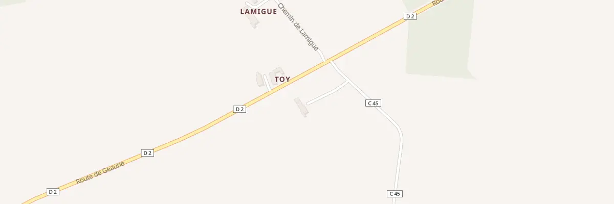 Plan du 46 Che de Mouneton à Aire-sur-l’Adour