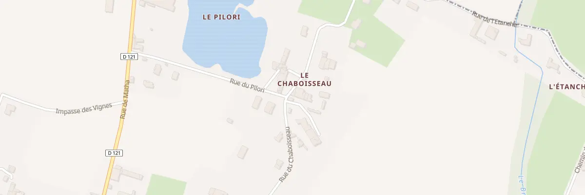Plan du 5088 Le Chaboisseau à Thors