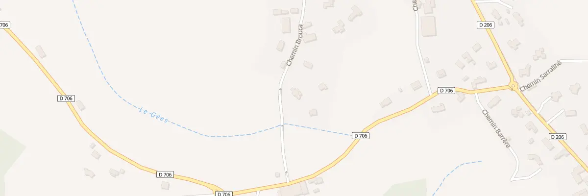 Plan du 21 Che Brouca à Saint-Castin