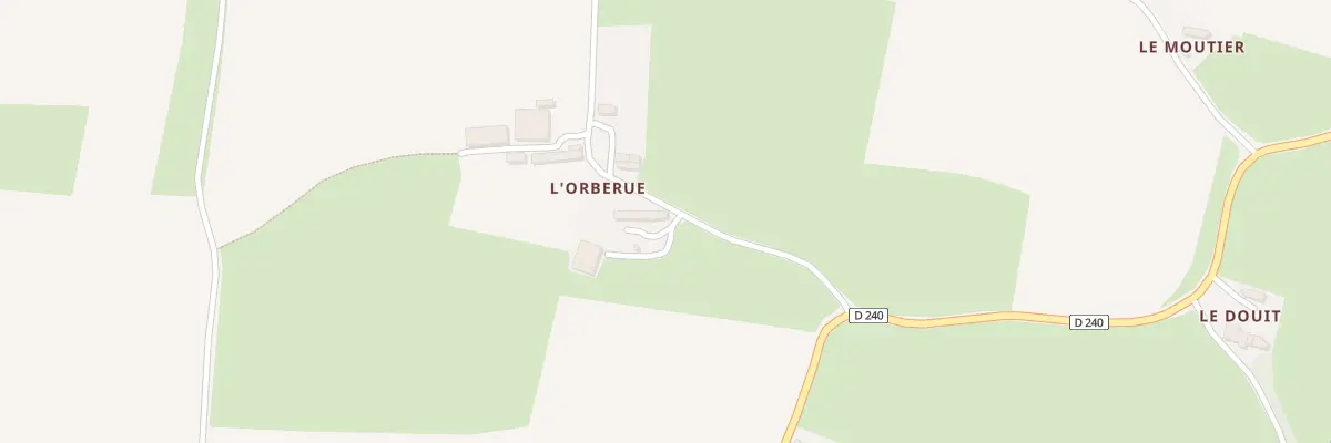 Plan du 2 Imp de l’Orberue aux Loges-Saulces