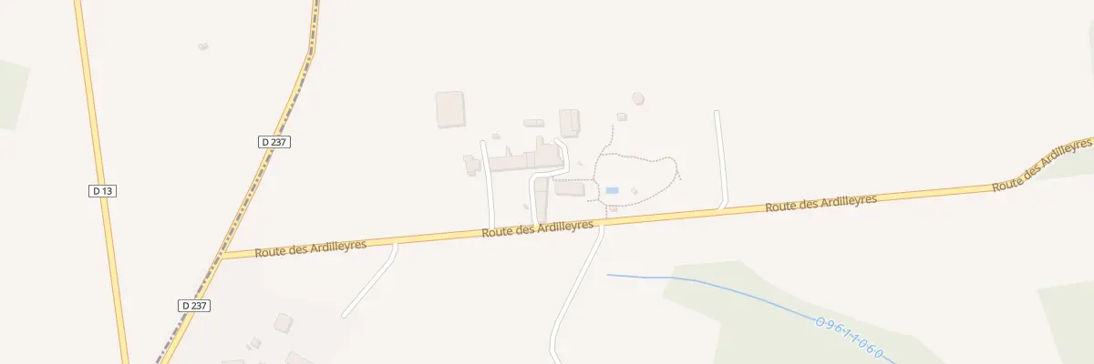 Plan du 2082 Rte des Ardilleyres à Soulignac
