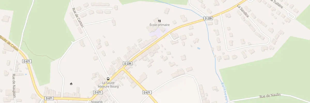 Plan du 36 Rue du Gestas à La Sauve
