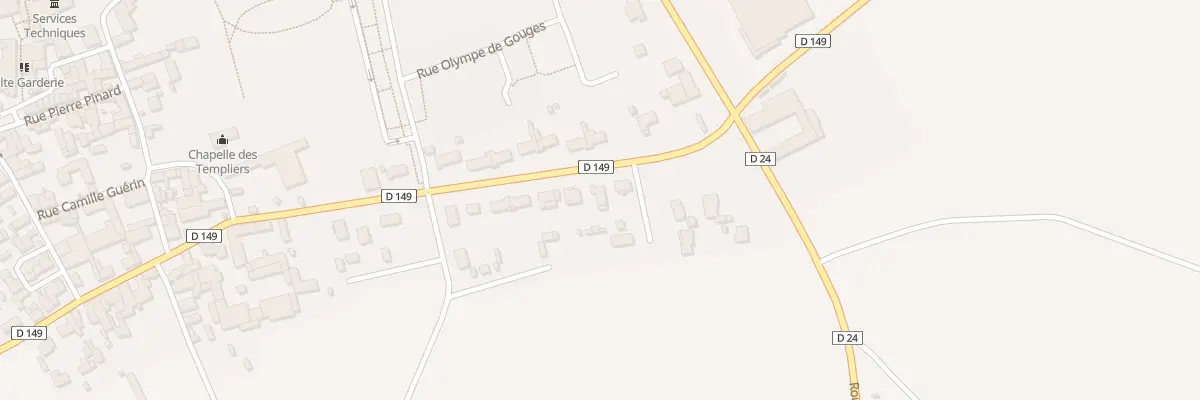 Plan du 40 Rue de la Doue à Châteaubernard
