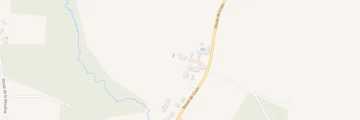 Plan du 28 Rte de Crain à Baron