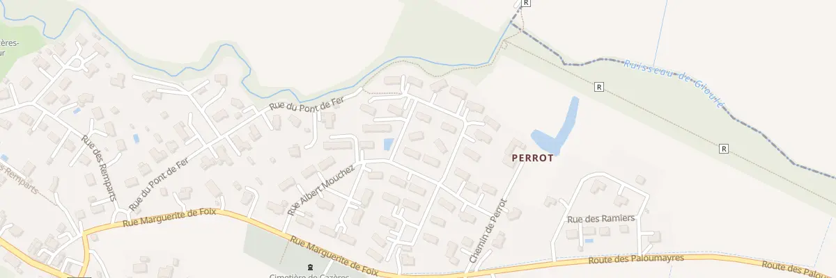 Plan du 2 Rue Paul Pouquet à Cazères-sur-l’Adour