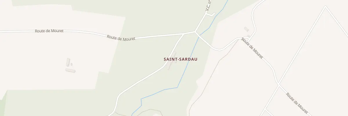 Plan du 112 Saint Sardau à Fargues
