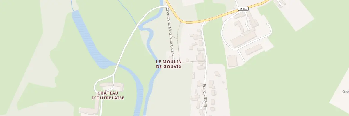 Plan du 2 Le Moulin de Gouvix à Gouvix