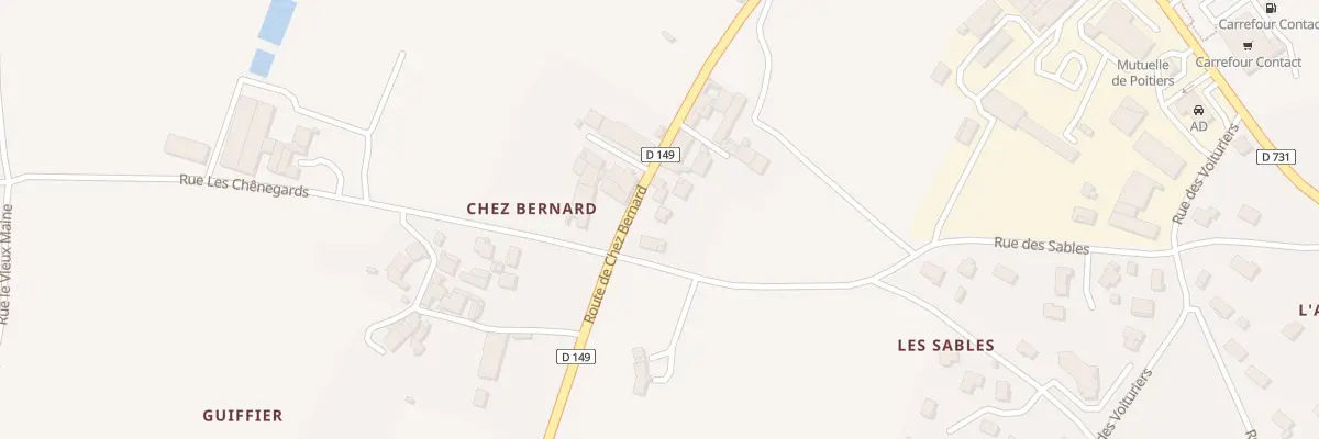 Plan du 5261 Chez Bernard à Archiac