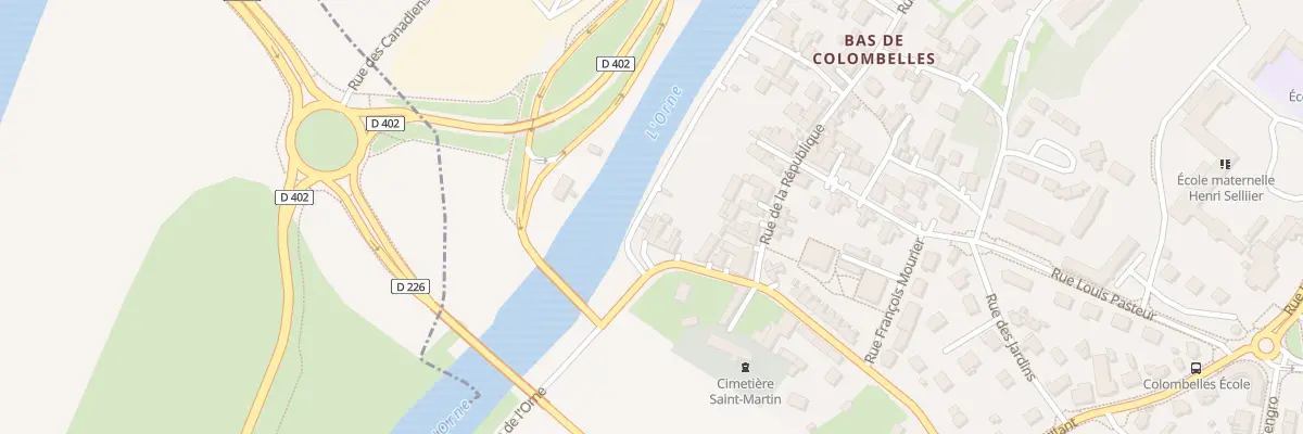 Plan du 42 Rue Hippolyte Monin à Colombelles