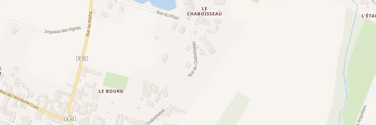 Plan du 25 Rue de Chaboisseau à Thors