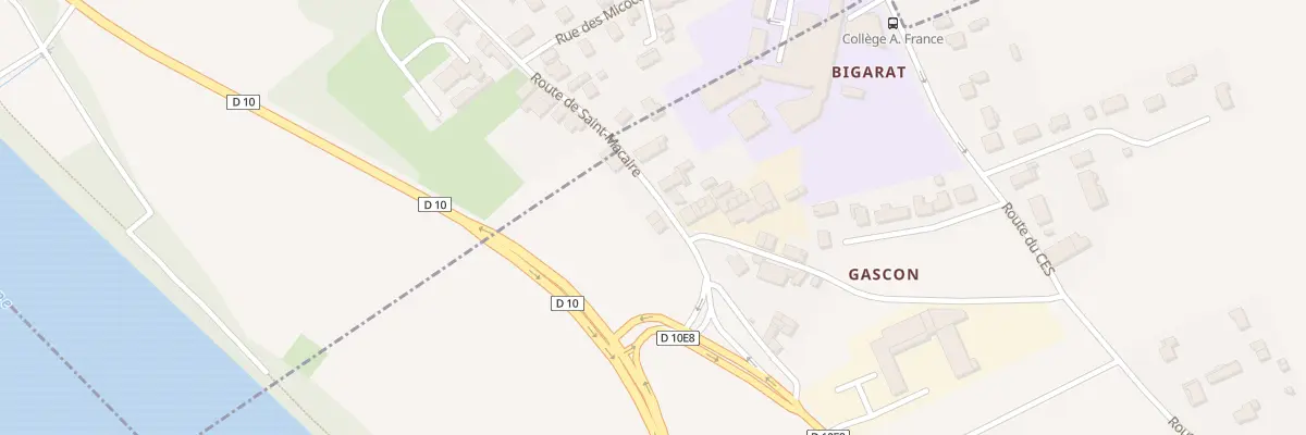 Plan du 3B Rte de St Macaire à Loupiac