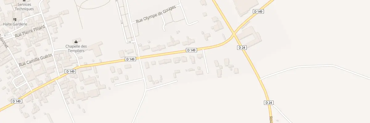 Plan du 38 Rue de la Doue à Châteaubernard