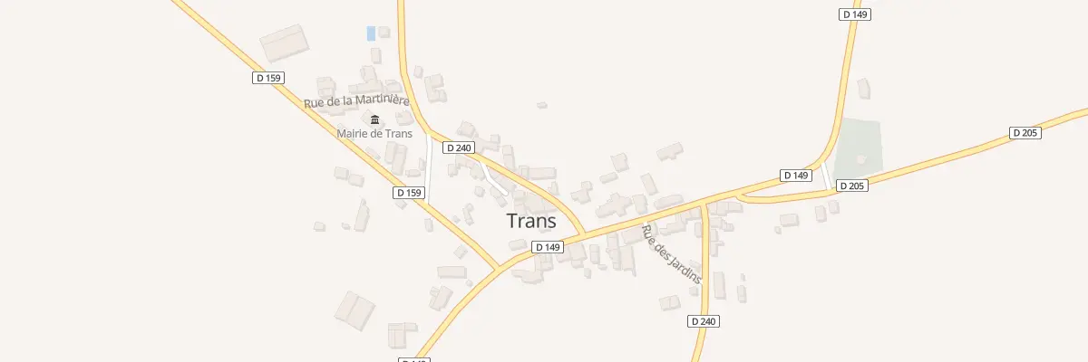 Plan du 6 Rue des Lavandières à Trans