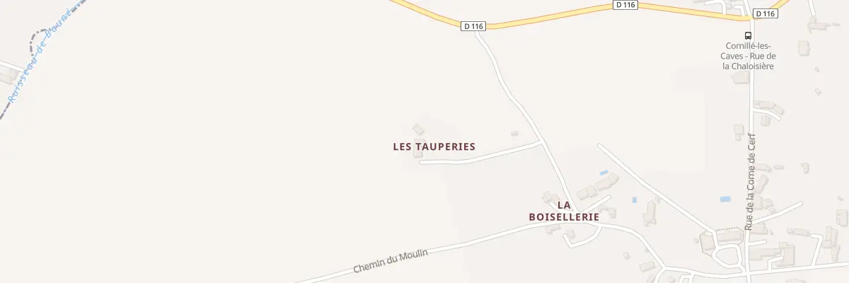 Plan du 110 Che des Tauperies à Cornillé-les-Caves