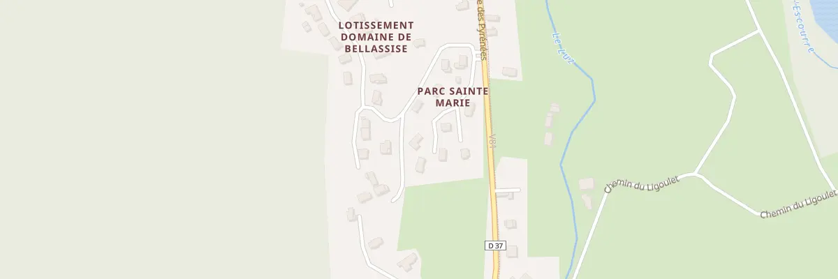 Plan du 6 Parc Sainte Marie à Baliros