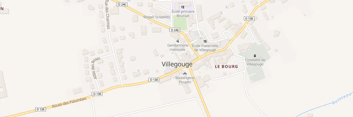 Plan du 10 Rue de la Republique à Villegouge