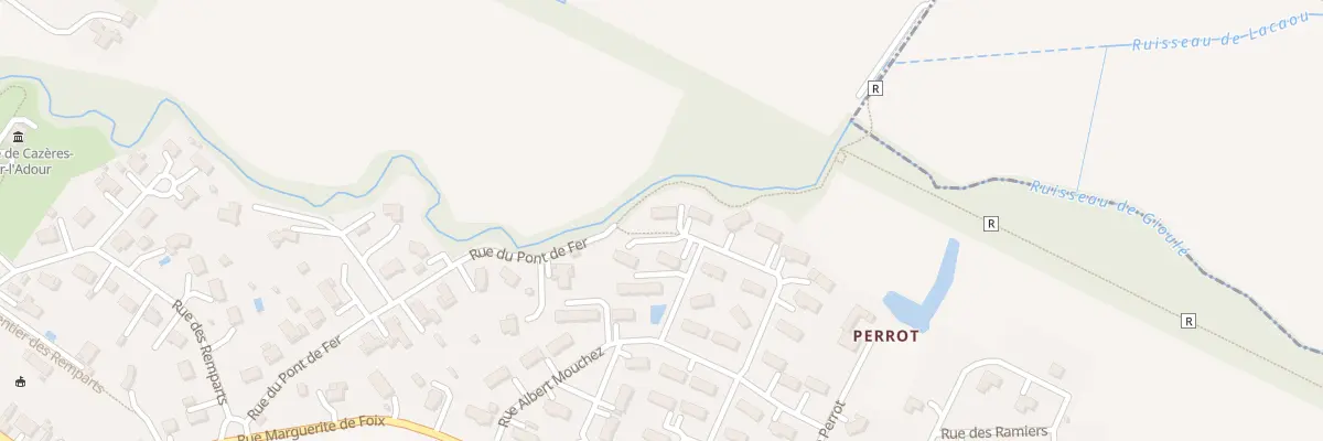 Plan du 7 Rue Paul Pouquet à Cazères-sur-l’Adour