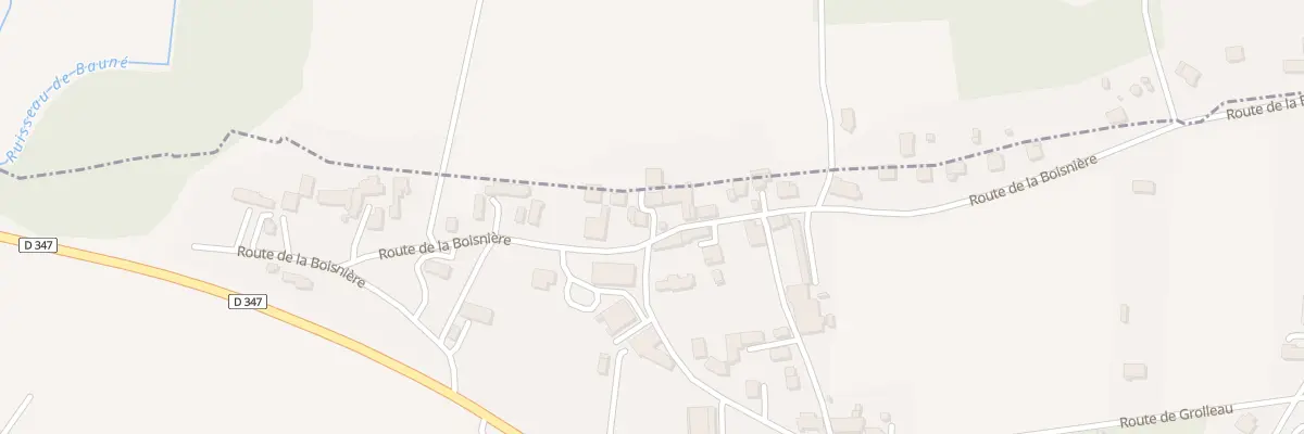 Plan du 33 Rte de la Boisnière à Mazé-Milon