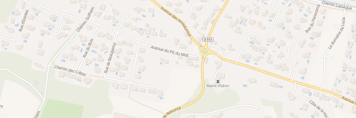 Plan du 1B Av du Pic du Midi à Idron