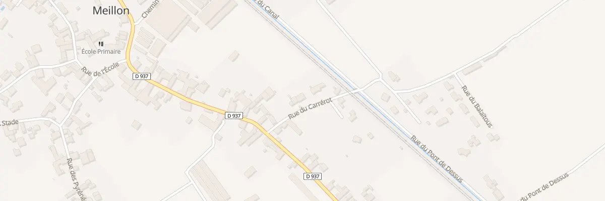 Plan du 3 Rue du Carrerot à Meillon