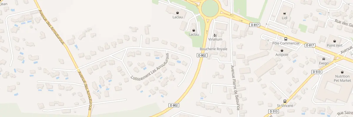 Plan du 33 Lot des Arrouturous à Idron