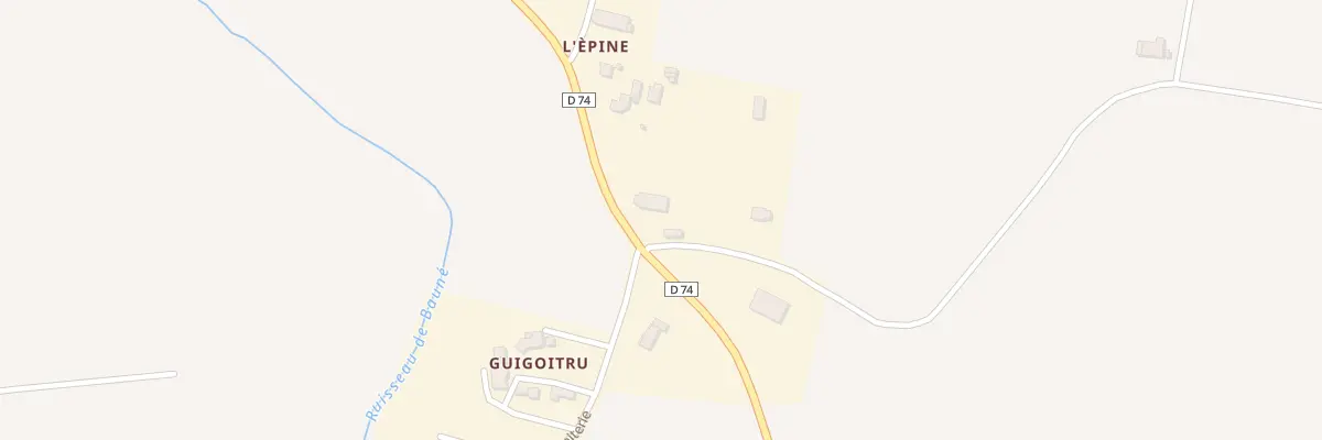 Plan du 660 Che de Chantemerle à Cornillé-les-Caves