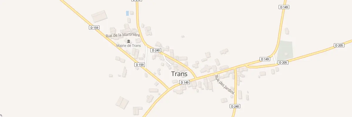 Plan du 8 Rue des Lavandières à Trans