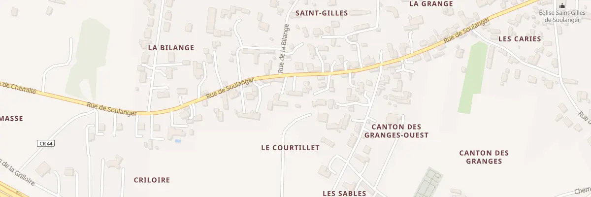 Plan du 69 Rue de soulanger à Doué-en-Anjou