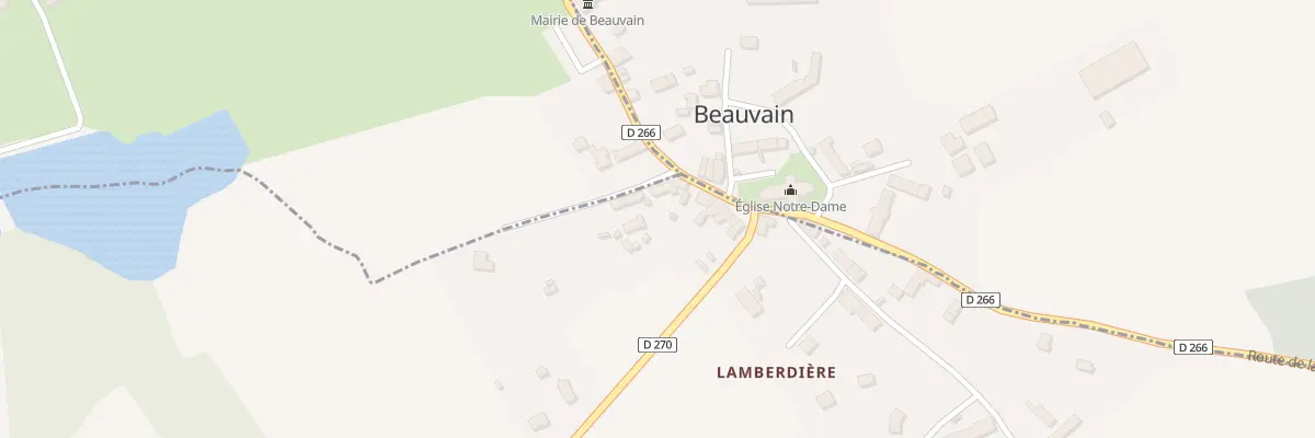 Plan du 327 Lamberdiere à Magny-le-Désert