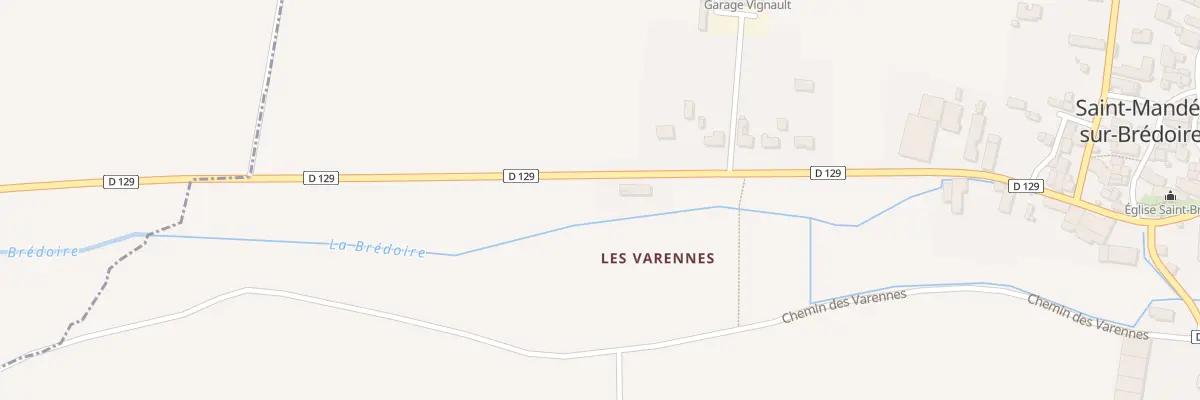 Plan du 17 Rte d’Aulnay à Saint-Mandé-sur-Brédoire