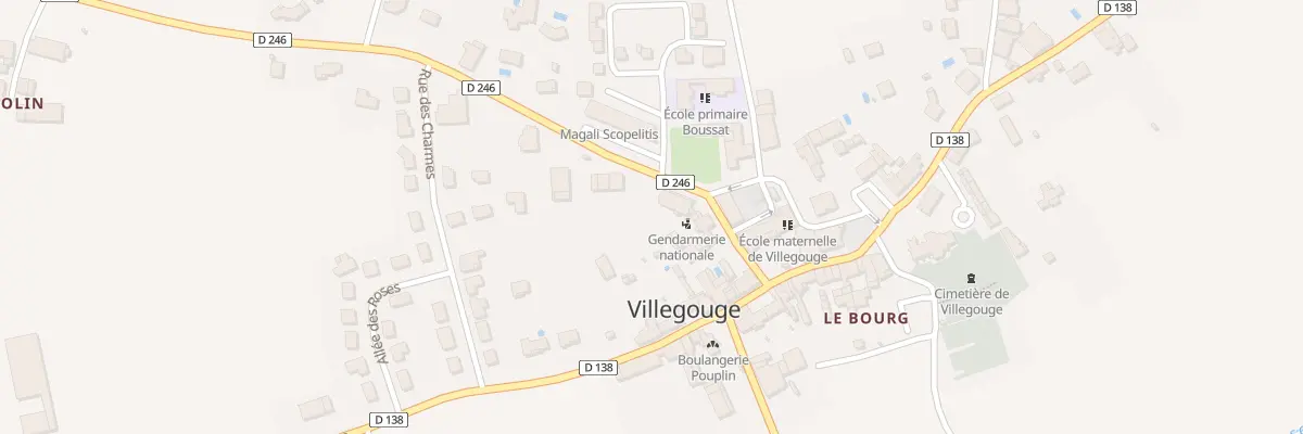 Plan du 7 Rte des Acacias à Villegouge