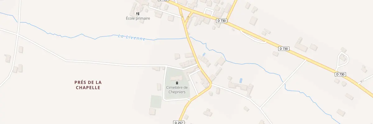 Plan du 1 Cr 23 Le Vieux Bourg à Chepniers